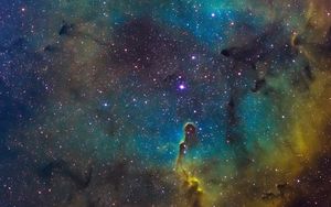 Preview wallpaper nebula, stars, starry sky, space