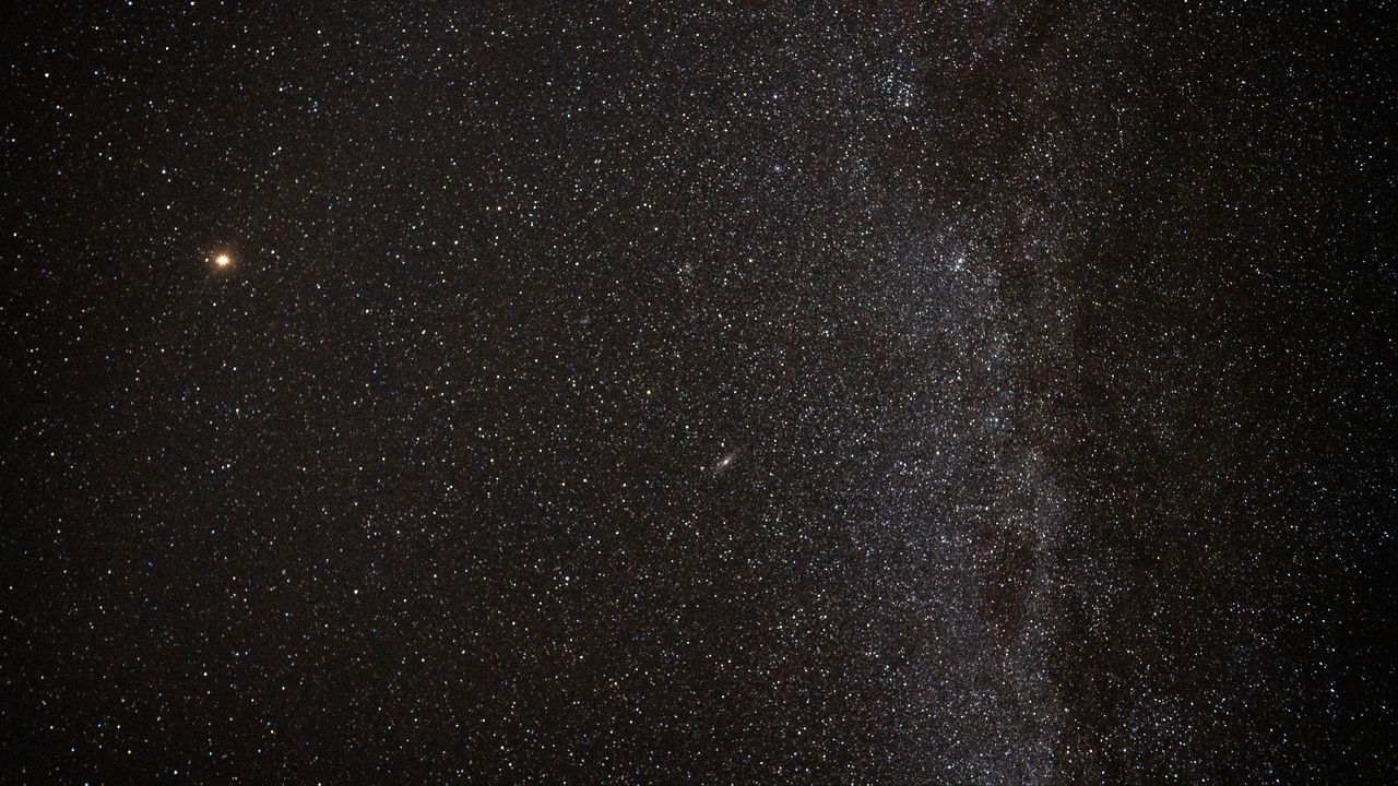 Wallpaper nebula, stars, starry sky, space, night, universe