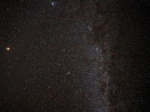 Preview wallpaper nebula, stars, starry sky, space, night, universe