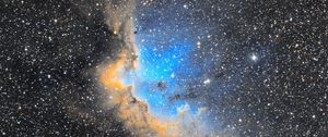 Preview wallpaper nebula, stars, universe, space, glow