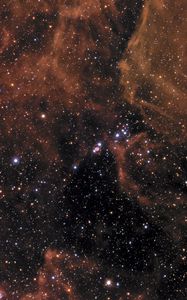 Preview wallpaper nebula tarantula, starry sky, galaxy, sn 1987a