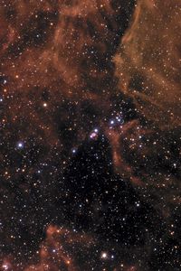 Preview wallpaper nebula tarantula, starry sky, galaxy, sn 1987a