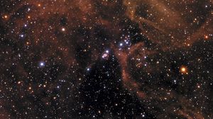 Preview wallpaper nebula tarantula, starry sky, galaxy, sn 1987a