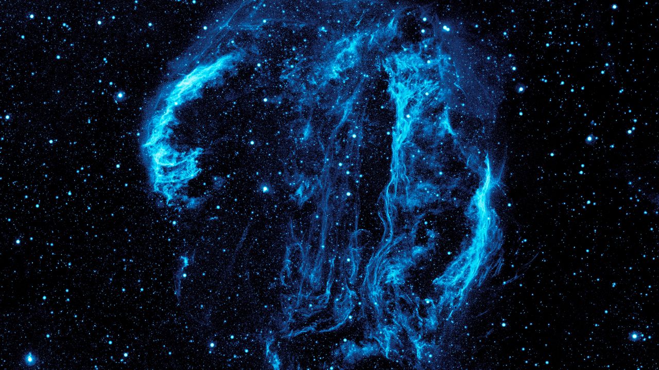 Wallpaper nebula, ultraviolet, stars, galaxy, astronomy
