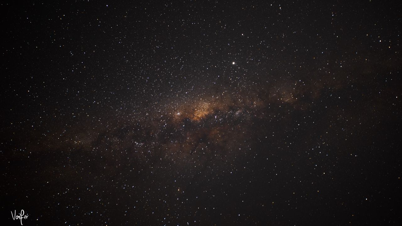Wallpaper nebula, universe, galaxy, stars, space, brown