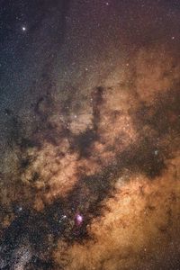 Preview wallpaper nebula, universe, stars, brown