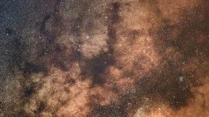 Preview wallpaper nebula, universe, stars, brown