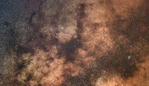 Preview wallpaper nebula, universe, stars, brown