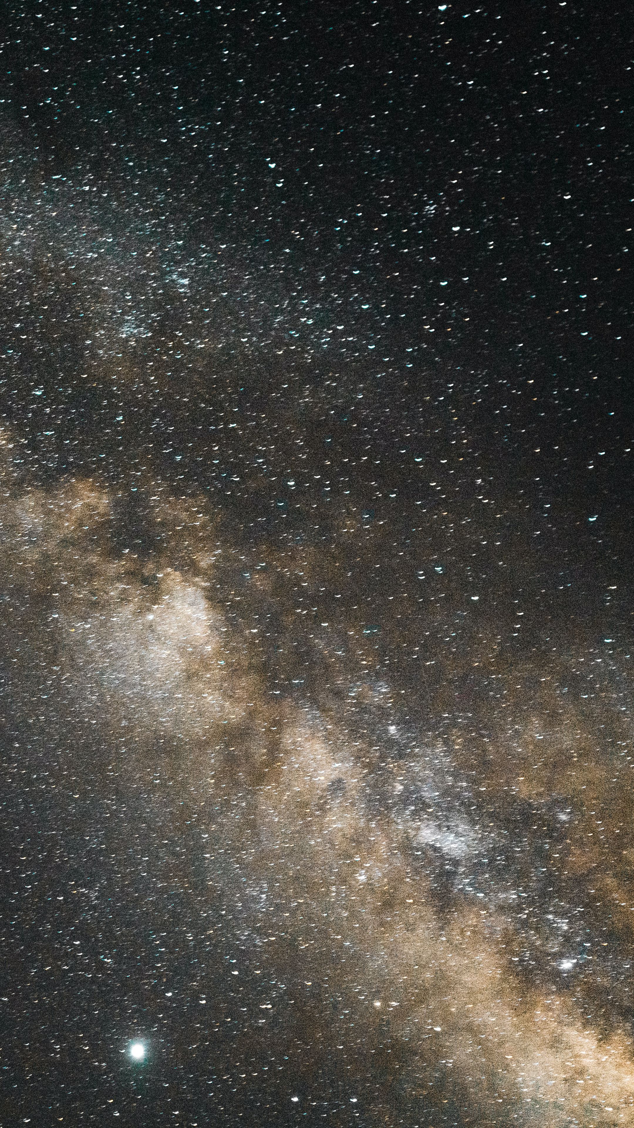 2160x3840 Wallpaper nebula, universe, stars, brown, galaxy