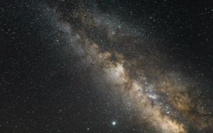 Preview wallpaper nebula, universe, stars, brown, galaxy