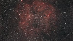 Preview wallpaper nebula, universe, stars, red, space