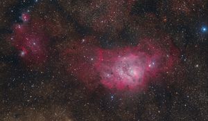 Preview wallpaper nebulae, stars, space, dark