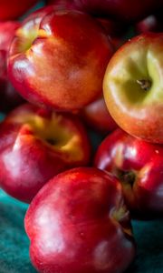 Preview wallpaper nectarines, fruit, plate