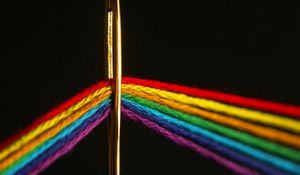 Preview wallpaper needle, thread, color, spectrum