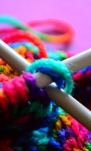 Preview wallpaper needles, thread, knitting