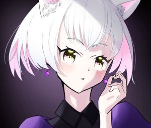 Preview wallpaper neko, ears, girl, anime