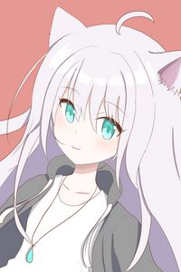 Preview wallpaper neko, girl, ears, anime