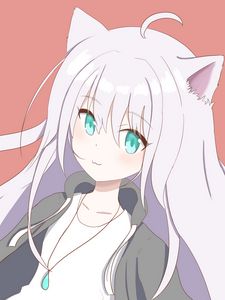 Preview wallpaper neko, girl, ears, anime