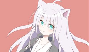 Preview wallpaper neko, girl, ears, anime