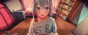 Preview wallpaper neko, girl, gamer, anime, art