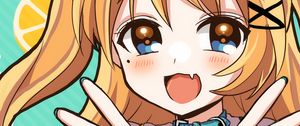 Preview wallpaper neko, smile, gesture, anime, art
