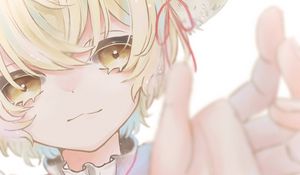 Preview wallpaper neko, smile, glance, anime, light