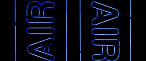 Preview wallpaper neon, air, inscription, glow