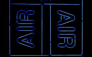 Preview wallpaper neon, air, inscription, glow