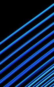 Preview wallpaper neon, backlight, stripes, lines, black