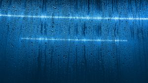 Preview wallpaper neon, drops, glass