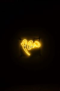 Preview wallpaper neon, glow, text, darkness, dark