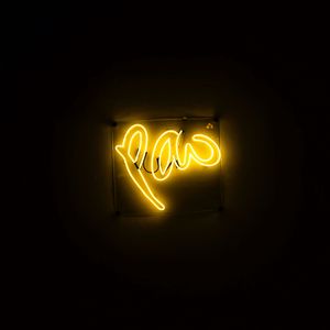 Preview wallpaper neon, glow, text, darkness, dark