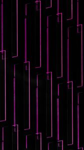 Preview wallpaper neon, glow, wall, shape, lines, geometric, architecture