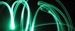 Preview wallpaper neon, green, light graffiti