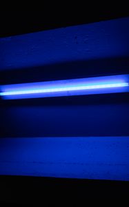 Preview wallpaper neon, lamp, light, blue, dark