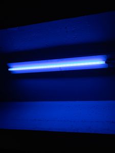 Preview wallpaper neon, lamp, light, blue, dark