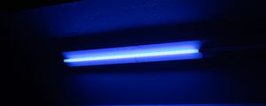 Preview wallpaper neon, lamp, light, blue, dark