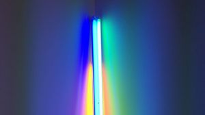 Preview wallpaper neon, lamp, room, wall, glow
