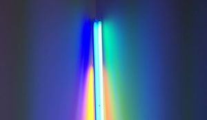 Preview wallpaper neon, lamp, room, wall, glow