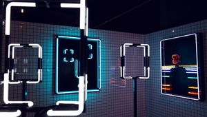 Preview wallpaper neon, lamps, light, lighting, interior