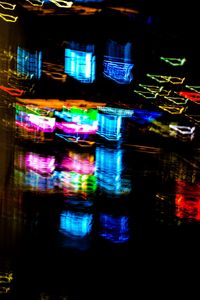 Preview wallpaper neon, light, blur, reflection, abstraction, colorful