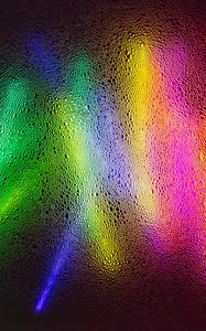 Preview wallpaper neon, light, bubbles, surface, colorful