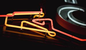 Preview wallpaper neon, light, colorful, signboard, lamps, electric
