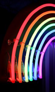 Preview wallpaper neon, light, lamp, bright, lines