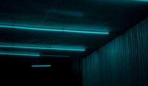 Preview wallpaper neon, light, lamps, darkness