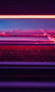 Preview wallpaper neon, light, line, form, dark
