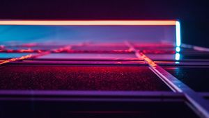 Preview wallpaper neon, light, line, form, dark