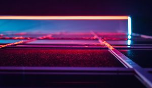 Preview wallpaper neon, light, line, form, dark