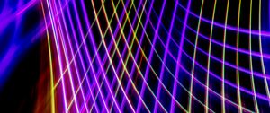 Preview wallpaper neon, light, lines, mesh, freezelight, abstraction