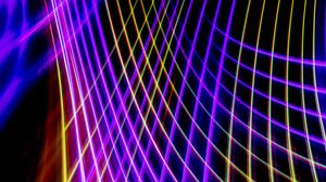 Preview wallpaper neon, light, lines, mesh, freezelight, abstraction